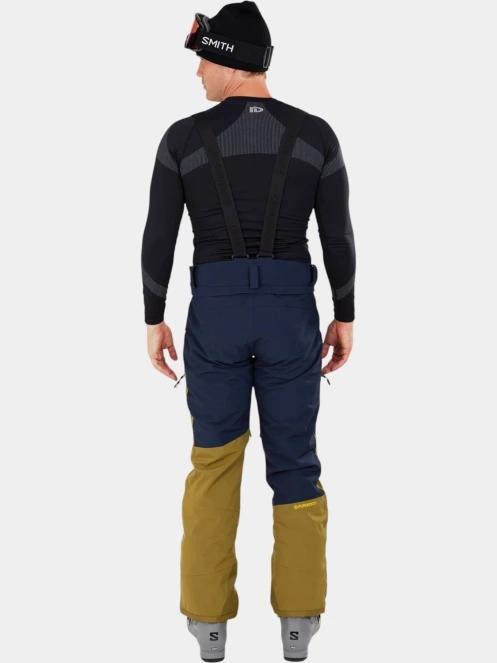 pantaloni de schi pt. barbati Fundango Teak Colourblock Pants albastru inchis 3