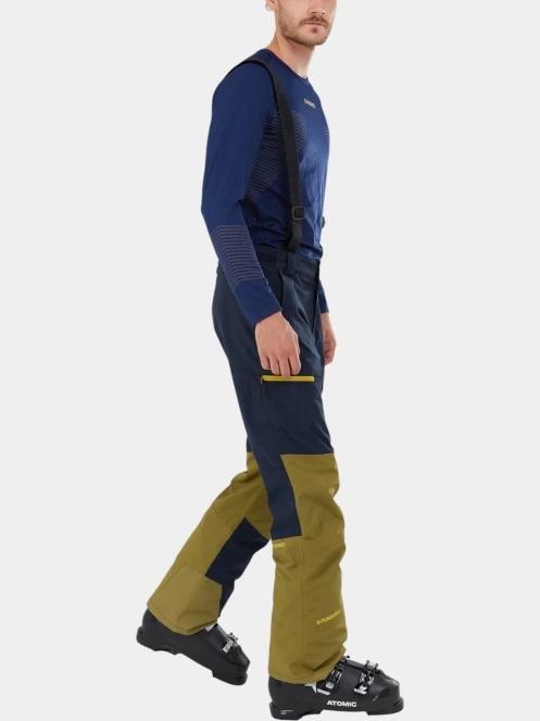 pantaloni de schi pt. barbati Fundango Teak Colourblock Pants albastru inchis 5