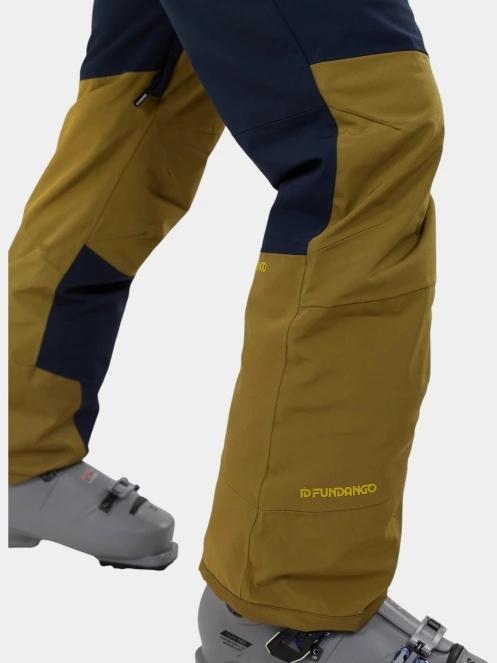pantaloni de schi pt. barbati Fundango Teak Colourblock Pants albastru inchis 7