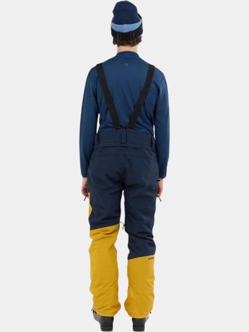 pantaloni de schi pt. barbati Fundango Teak Colourblock Pants galben 3