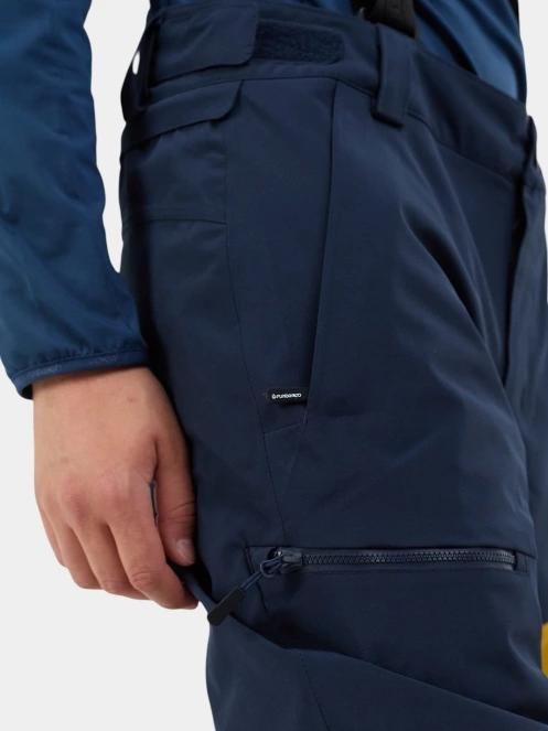pantaloni de schi pt. barbati Fundango Teak Colourblock Pants galben 8