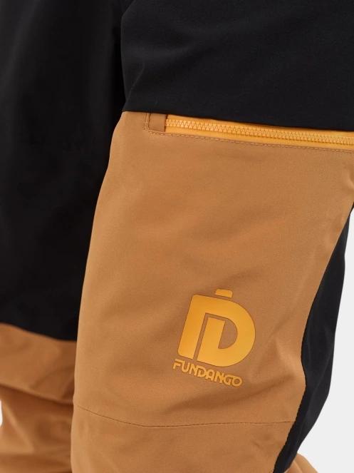 pantaloni de schi pt. barbati Fundango Teak Colourblock Pants maro 4