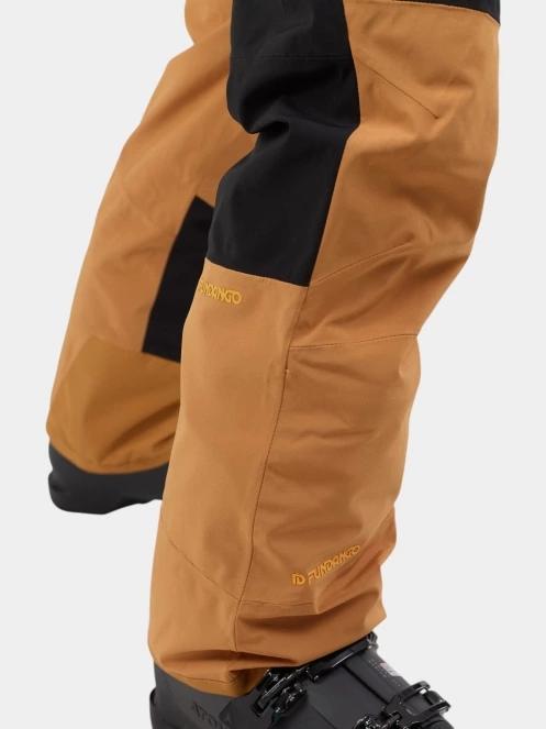 pantaloni de schi pt. barbati Fundango Teak Colourblock Pants maro 7