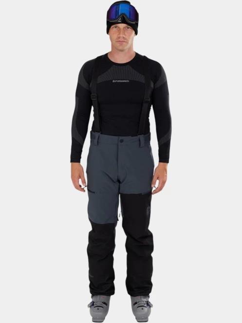 pantaloni de schi pt. barbati Fundango Teak Colourblock Pants gri 2