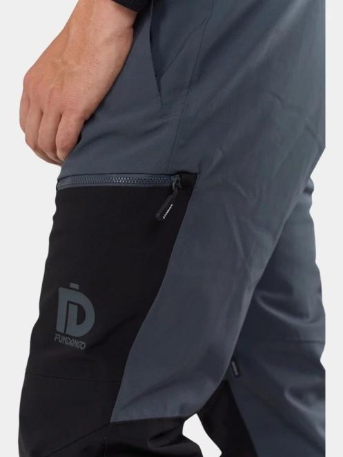 pantaloni de schi pt. barbati Fundango Teak Colourblock Pants gri 5
