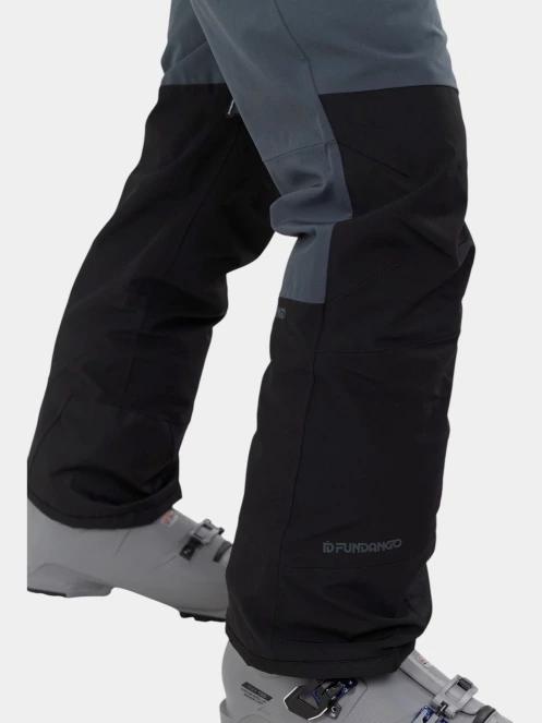 pantaloni de schi pt. barbati Fundango Teak Colourblock Pants gri 8