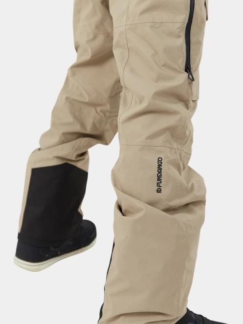 pantaloni Fundango Benton ECO 3L Bib Pants nisip 9