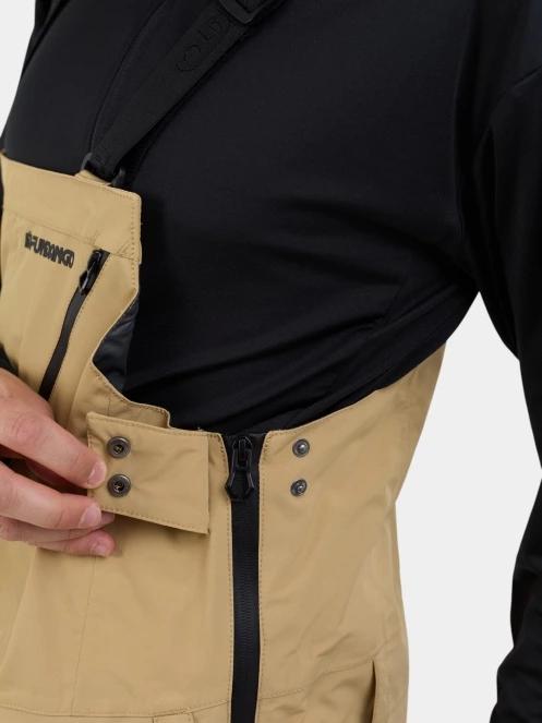pantaloni Fundango Benton ECO 3L Bib Pants nisip 7