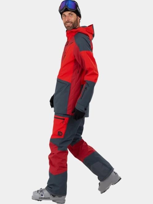 pantaloni de schi pt. barbati Fundango Nexara ECO 3L Pants rosu 5