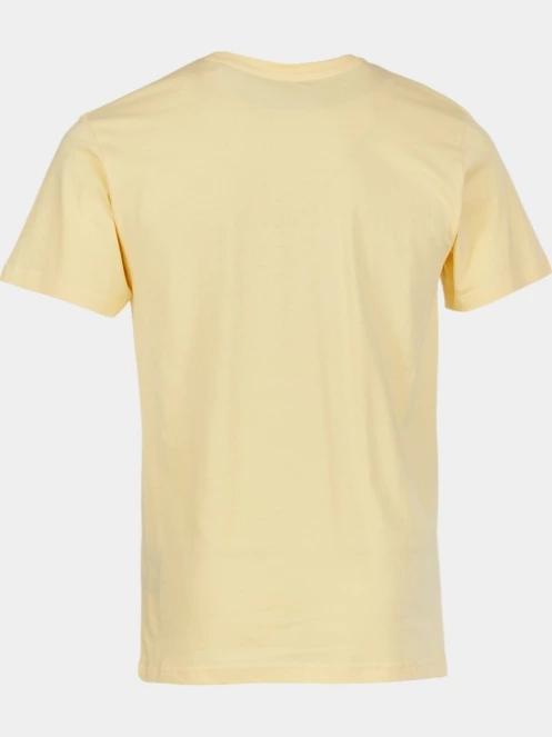 tricou cu maneci scurte pt. barbati Fundango Basic-T Logo 04 galben 7