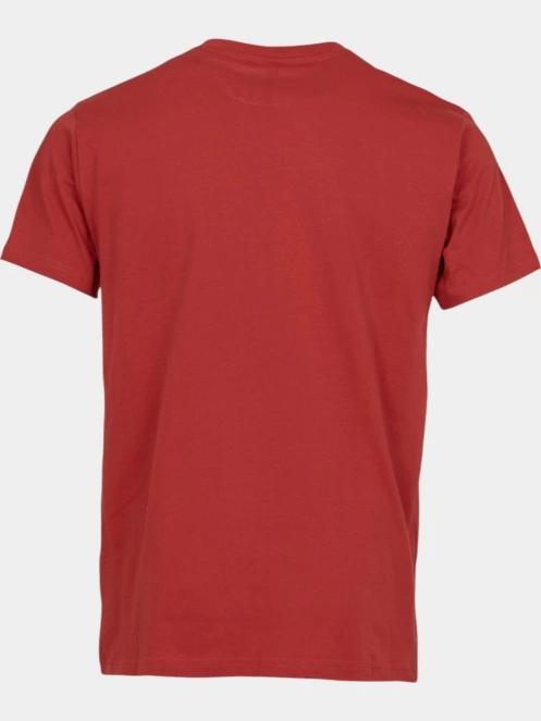 tricou cu maneci scurte pt. barbati Fundango Basic-T Logo 04 rosu 9