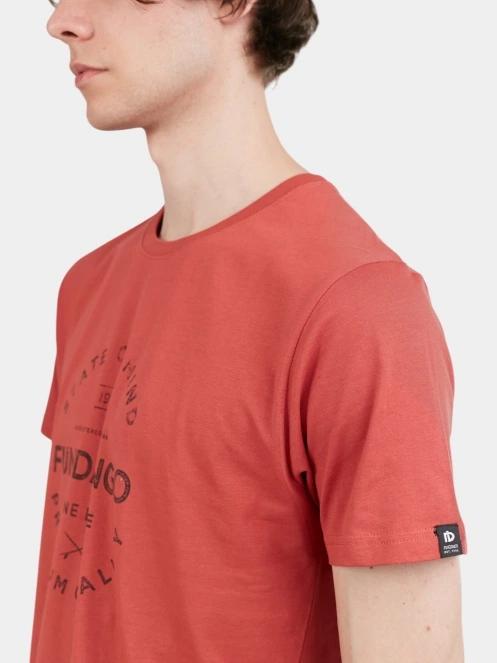 tricou cu maneci scurte pt. barbati Fundango Basic-T Logo 04 rosu 7