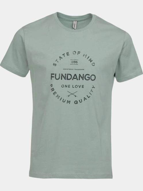 tricou cu maneci scurte pt. barbati Fundango Basic-T Logo 04 verde 7