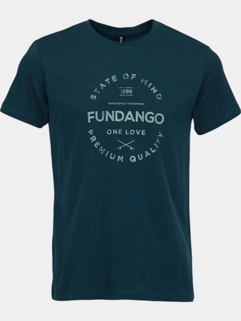tricou cu maneci scurte pt. barbati Fundango Basic-T Logo 04 verde 7