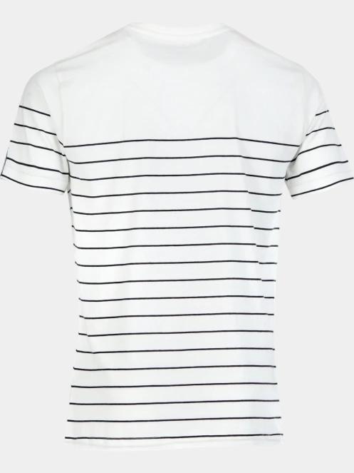 tricou cu maneci scurte pt. barbati Fundango Jaggy Pocket T-shirt alb 8