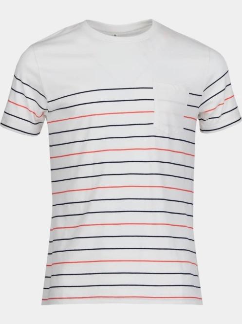 tricou cu maneci scurte pt. barbati Fundango Jaggy Pocket T-shirt rosu 7
