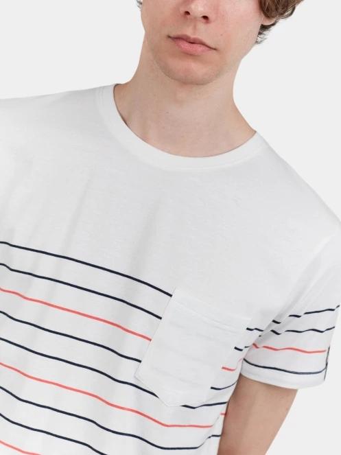 tricou cu maneci scurte pt. barbati Fundango Jaggy Pocket T-shirt rosu 6