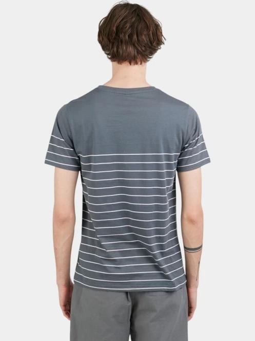 tricou cu maneci scurte pt. barbati Fundango Jaggy Pocket T-shirt gri 3