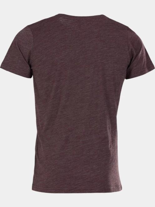 tricou cu maneci scurte pt. barbati Fundango Jaggy Structured T-shirt rosu 8
