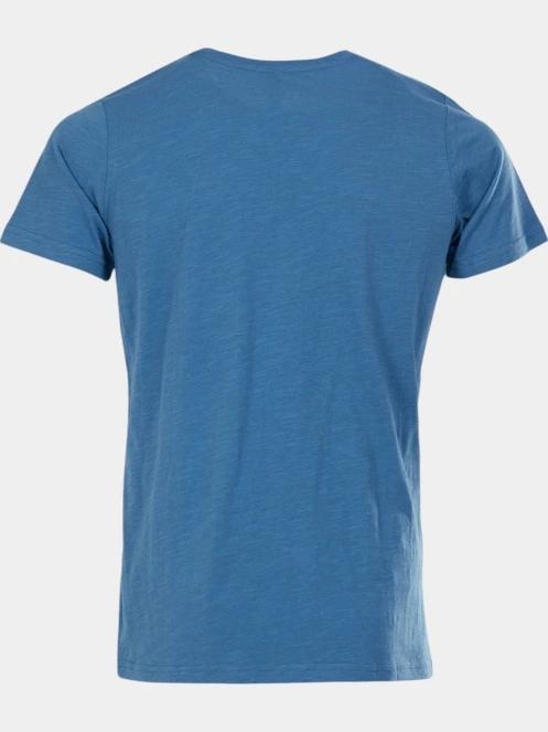 tricou cu maneci scurte pt. barbati Fundango Jaggy Structured T-shirt albastru 8