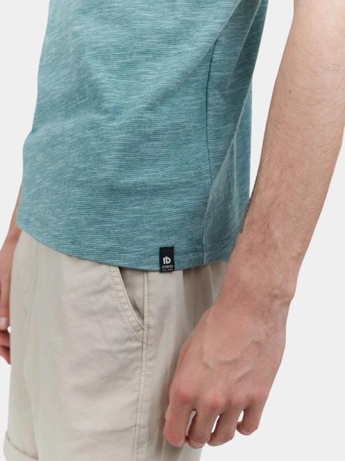 tricou cu maneci scurte pt. barbati Fundango Jaggy Structured T-shirt albastru deschis 6