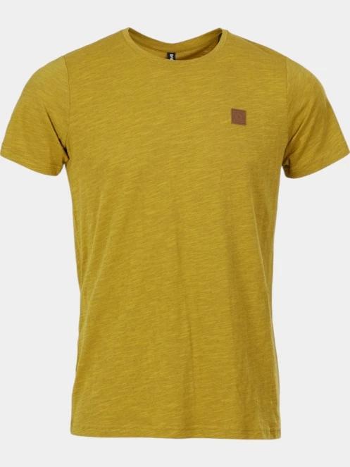 tricou cu maneci scurte pt. barbati Fundango Jaggy Structured T-shirt oliv 7