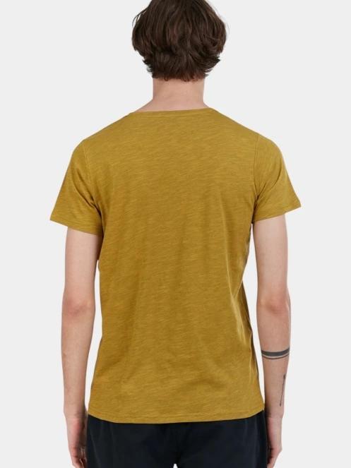 tricou cu maneci scurte pt. barbati Fundango Jaggy Structured T-shirt oliv 3