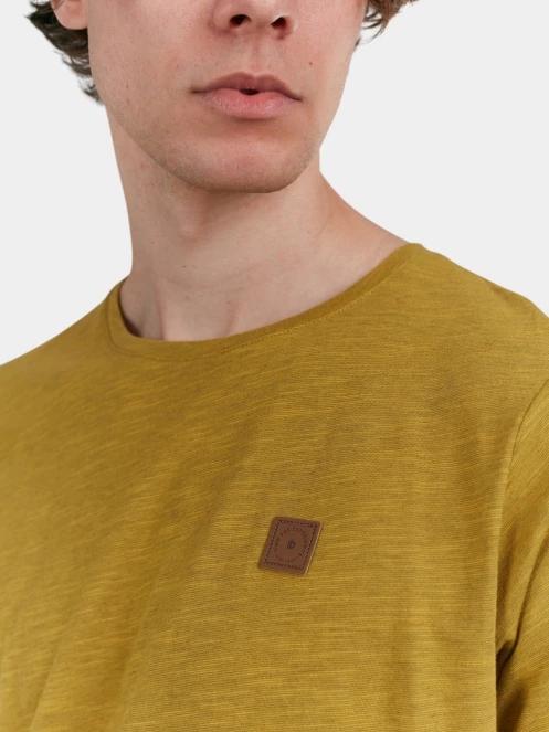 tricou cu maneci scurte pt. barbati Fundango Jaggy Structured T-shirt oliv 5