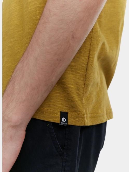 tricou cu maneci scurte pt. barbati Fundango Jaggy Structured T-shirt oliv 6