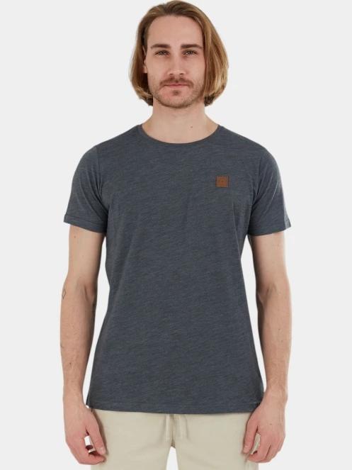 tricou cu maneci scurte pt. barbati Fundango Jaggy Structured T-shirt gri 2