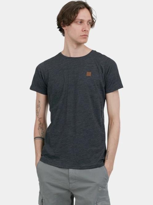 tricou cu maneci scurte pt. barbati Fundango Jaggy Structured T-shirt negru 2