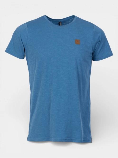 tricou cu maneci scurte pt. barbati Fundango Jaggy Structured T-shirt albastru 7