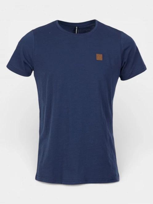 tricou cu maneci scurte pt. barbati Fundango Jaggy Structured T-shirt albastru inchis 8