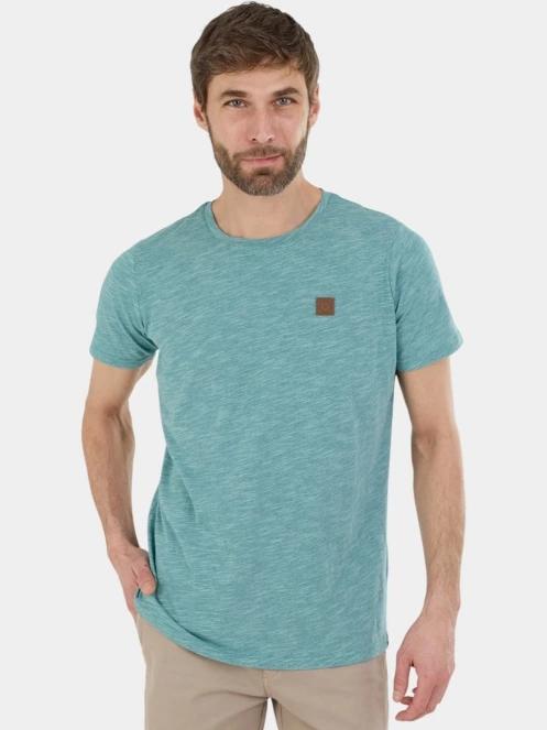 tricou cu maneci scurte pt. barbati Fundango Jaggy Structured T-shirt verde 2