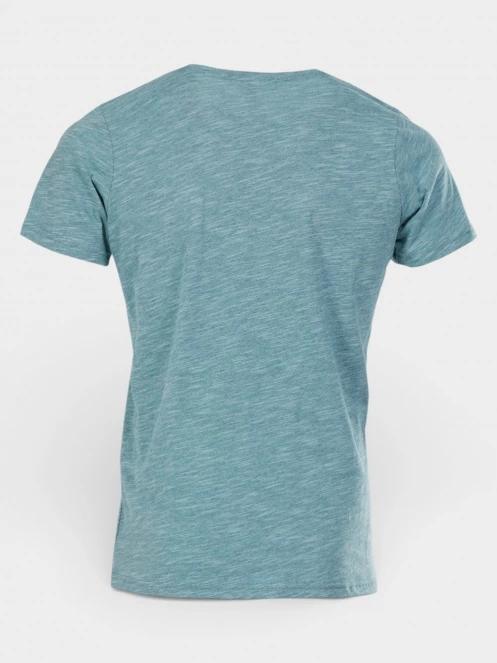 tricou cu maneci scurte pt. barbati Fundango Jaggy Structured T-shirt verde 9