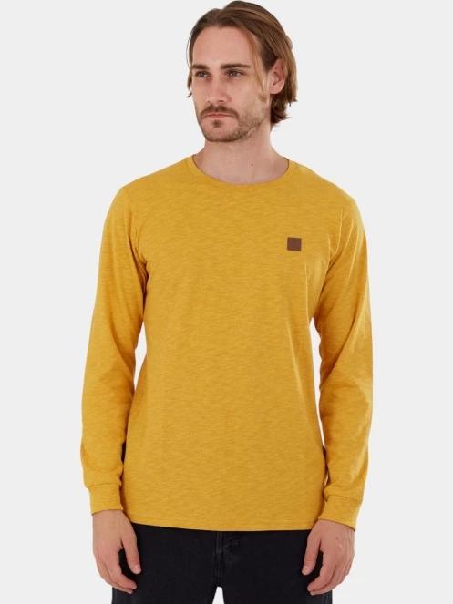 tricou cu maneci lungi pt. barbati Fundango Justin Longsleeve T-shirt galben 2