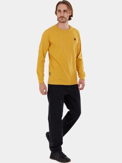 tricou cu maneci lungi pt. barbati Fundango Justin Longsleeve T-shirt galben 4