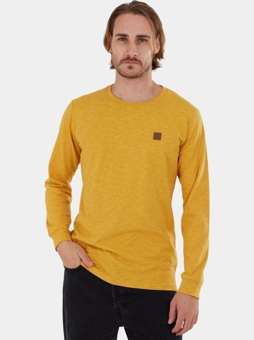 tricou cu maneci lungi pt. barbati Fundango Justin Longsleeve T-shirt galben 5