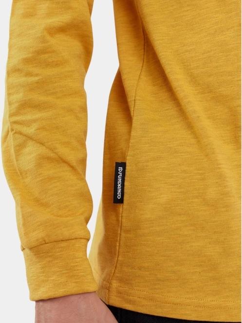 tricou cu maneci lungi pt. barbati Fundango Justin Longsleeve T-shirt galben 7