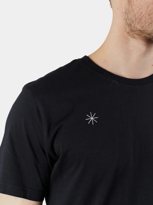 tricou cu maneci scurte pt. barbati Fundango Compass Graphic-T negru 8