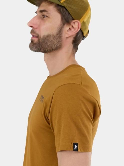 tricou cu maneci scurte pt. barbati Fundango Compass Graphic-T galben 5