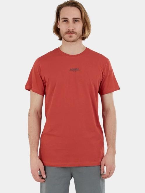 tricou cu maneci scurte pt. barbati Fundango Peak Graphic-T rosu 2
