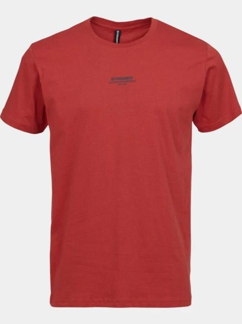 tricou cu maneci scurte pt. barbati Fundango Peak Graphic-T rosu 9