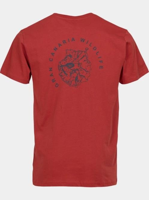 tricou cu maneci scurte pt. barbati Fundango Peak Graphic-T rosu 10