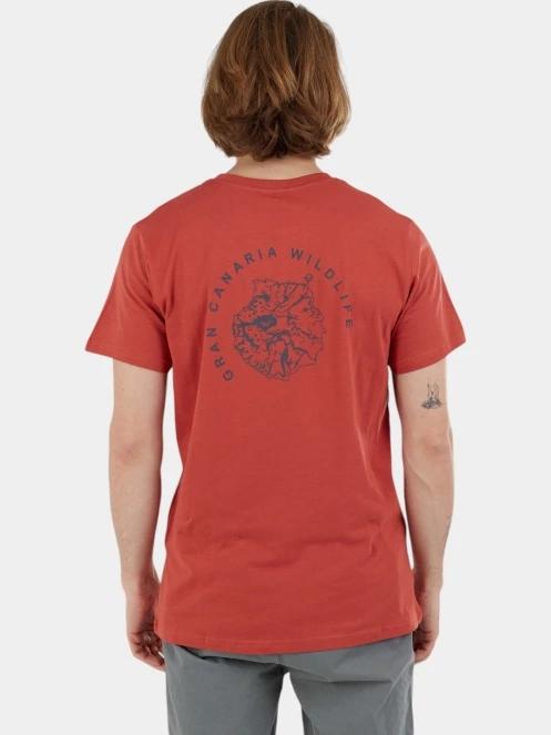 tricou cu maneci scurte pt. barbati Fundango Peak Graphic-T rosu 3