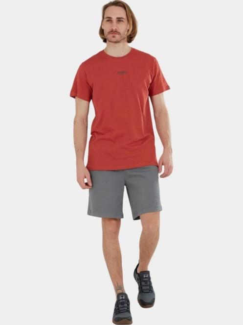 tricou cu maneci scurte pt. barbati Fundango Peak Graphic-T rosu 4