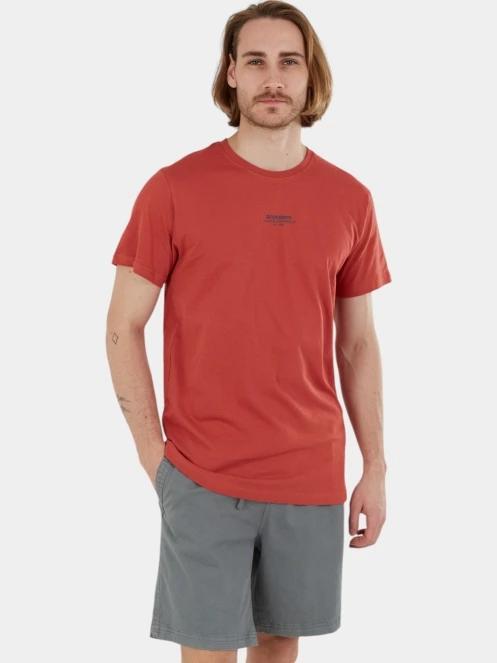 tricou cu maneci scurte pt. barbati Fundango Peak Graphic-T rosu 5