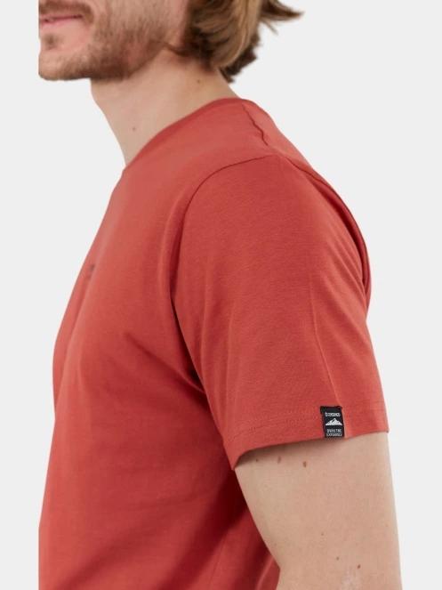 tricou cu maneci scurte pt. barbati Fundango Peak Graphic-T rosu 7