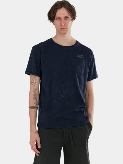 tricou cu maneci scurte pt. barbati Fundango Dane Surf Pocket-T albastru inchis 3
