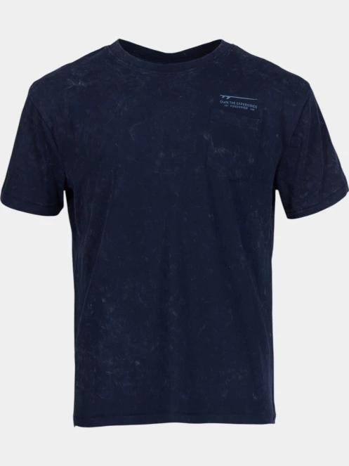tricou cu maneci scurte pt. barbati Fundango Dane Surf Pocket-T albastru inchis 9